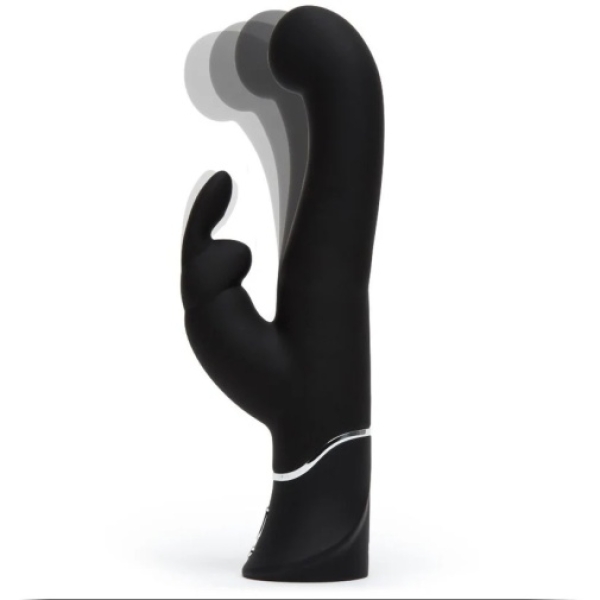 G-Spot Stroker Rabbit Vibrator - Black