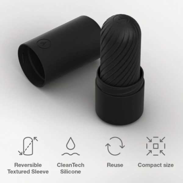 Ghost Flip IT Pocket Stroker - Black：圖片 3
