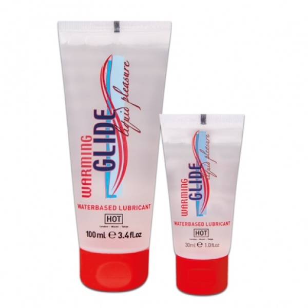 Glide Liquid Pleasure Warming Lube Water-Based - 30ml - Image 2