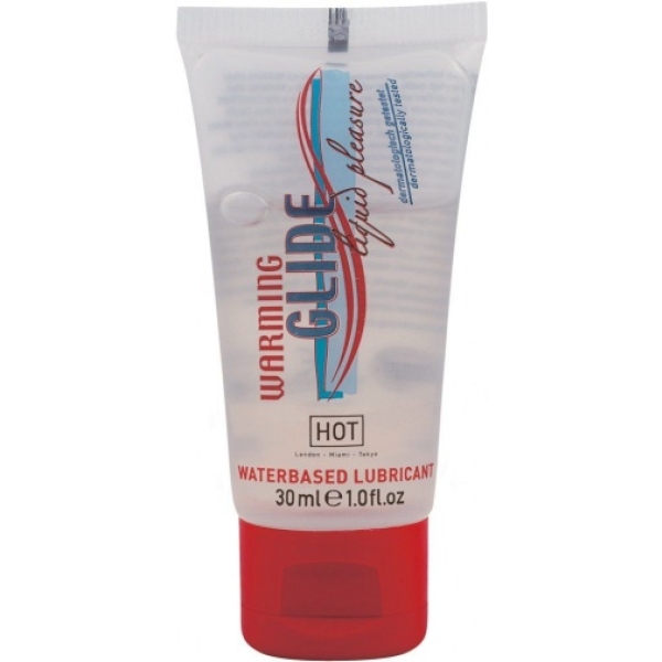 Glide Liquid Pleasure Warming Lube Water-Based - 30ml