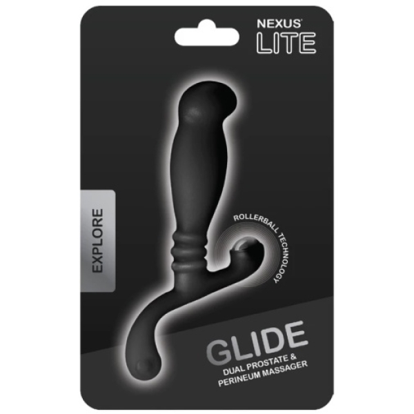 Glide Prostate Massager - Black：圖片 4