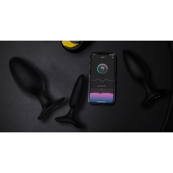 Hush 2 - Butt Plug 1.5'' - Black - Image 2