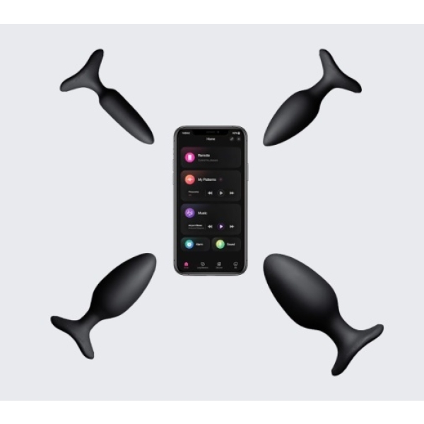 Hush 2 - Butt Plug 1.5'' - Black：圖片 9