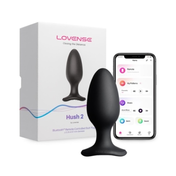 Hush 2 - Butt Plug 2.25'' - Black：圖片 7