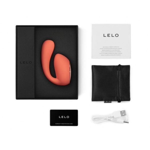 Ida Wave APP Dual Vibrator - Coral Red：圖片 9