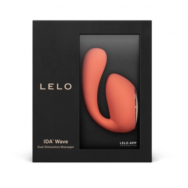 Ida Wave APP Dual Vibrator - Coral Red：圖片 10