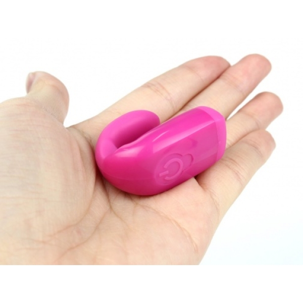 J2S Re-chargeable Oral Vibrator - Cerise - Image 2