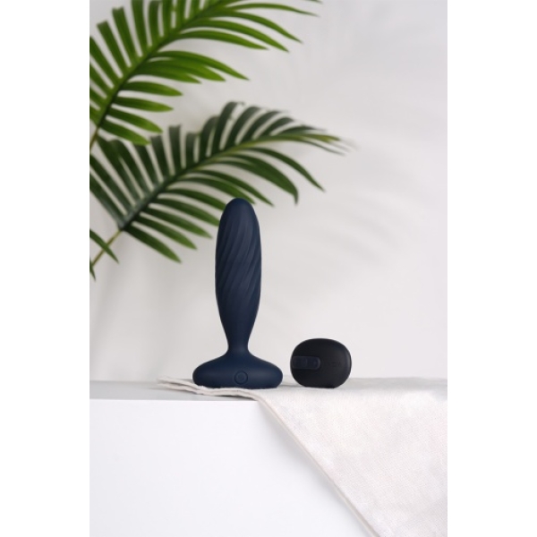 Jordan APP Thrusting Anal Vibrator - Navy Blue - Image 7