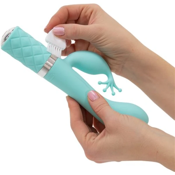 Kinky Rabbit Vibe - Teal - Image 6