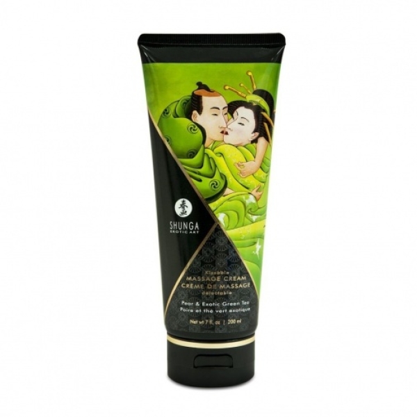 Kissable Massage Cream Pear and Exotic Green Tea - 200ml