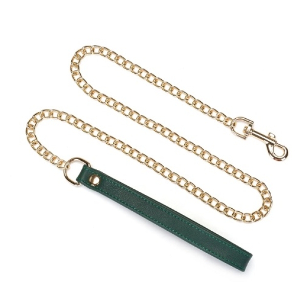LE Premium Collar w Leash - Dark Green - Image 8