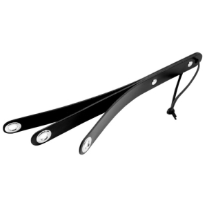 Leather 3 Fold Paddle - Black