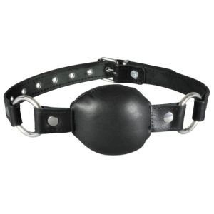 Leather Mouth Gag - Black