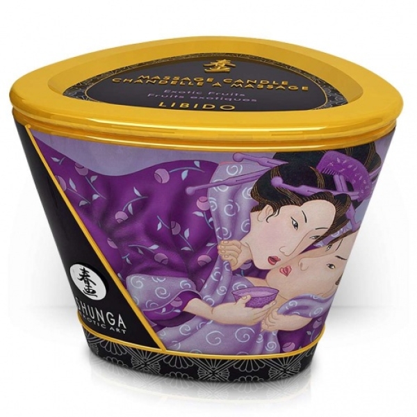Libido Massage Candle Exotic Fruits - 170ml：圖片 2