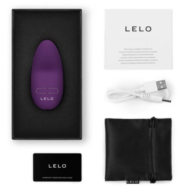 Lily 3 Mini Vibrator - Dark Plum - Image 6