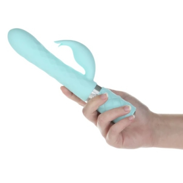 Lively Rabbit Vibrator - Teal：圖片 2