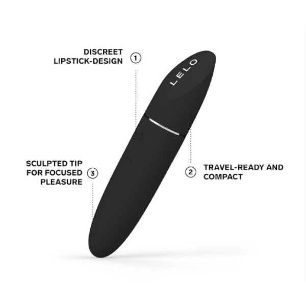 Mia 3 Mini Vibrator - Black - Image 6