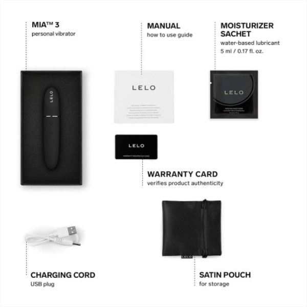 Mia 3 Mini Vibrator - Black - Image 7