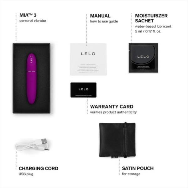 Mia 3 Mini Vibrator - Deep Rose：圖片 6