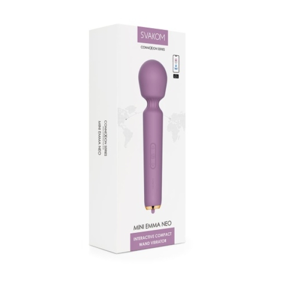 Mini Emma Neo Interactive Wand Vibrator - Romantic Rose：圖片 9