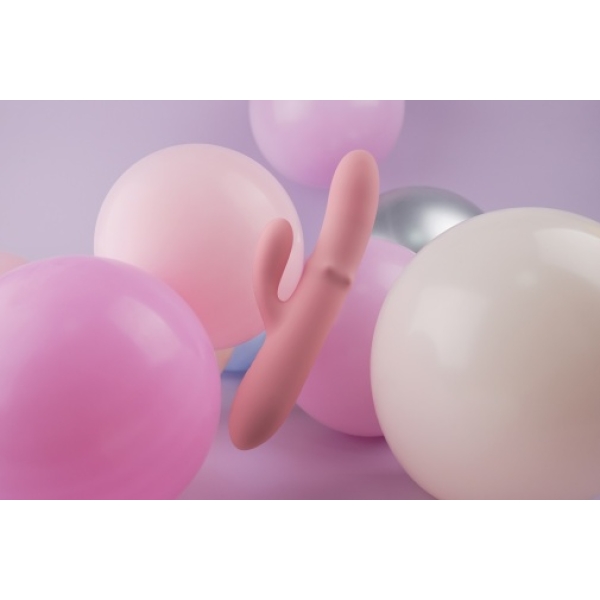 Mora Neo Interactive Rabbit Vibrator - Peach Pink - Image 8