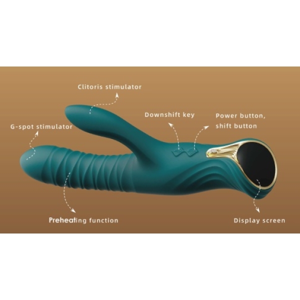 Mose Heating Rabbit Thruster - Turquoise Green - Image 3