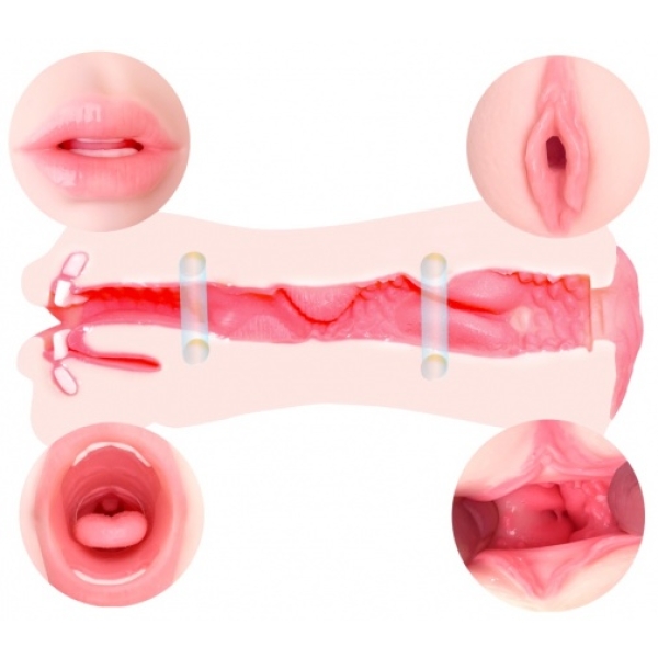NUPU Double Side Masturbator Mouth and Vagina - Image 7