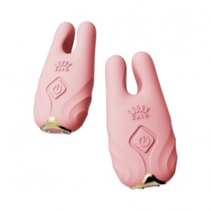 Nave APP Vibro Nipple Clamps - Coral Pink
