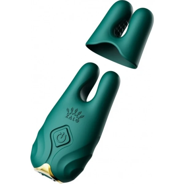 Nave APP Vibro Nipple Clamps - Turquoise Green：圖片 4