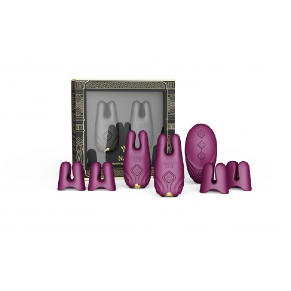 Nave APP Vibro Nipple Clamps - Velvet Purple：圖片 6