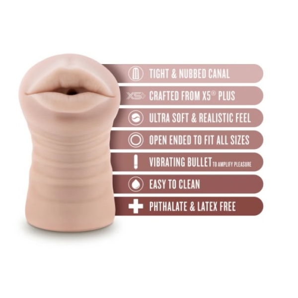 Nicole Vibro Stroker - Beige - Image 6