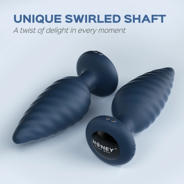 Noah Rotating Butt App Plug - Purple - Image 3