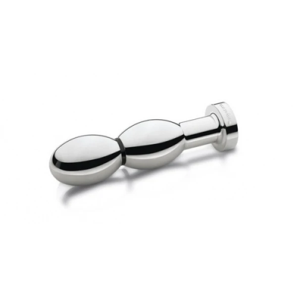 O(H!)Thello E-Stim Dildo - Silver - Image 3