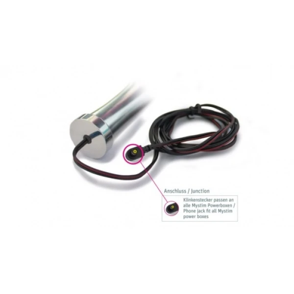 O(H!)Thello E-Stim Dildo - Silver - Image 5