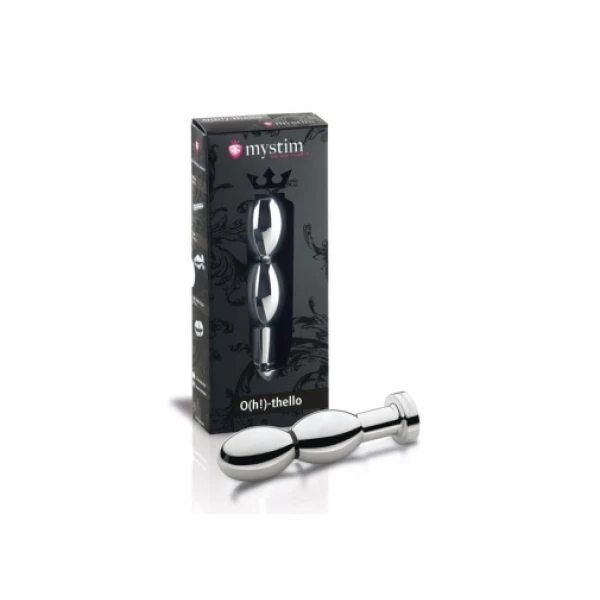 O(H!)Thello E-Stim Dildo - Silver - Image 6