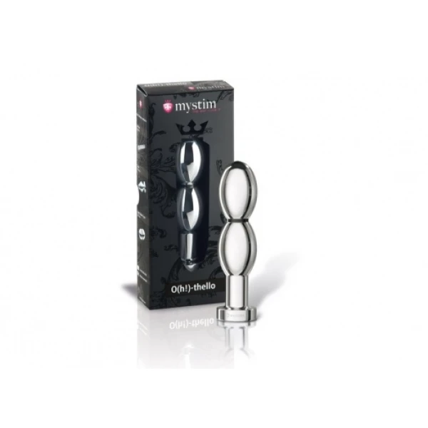 O(H!)Thello E-Stim Dildo - Silver - Image 7