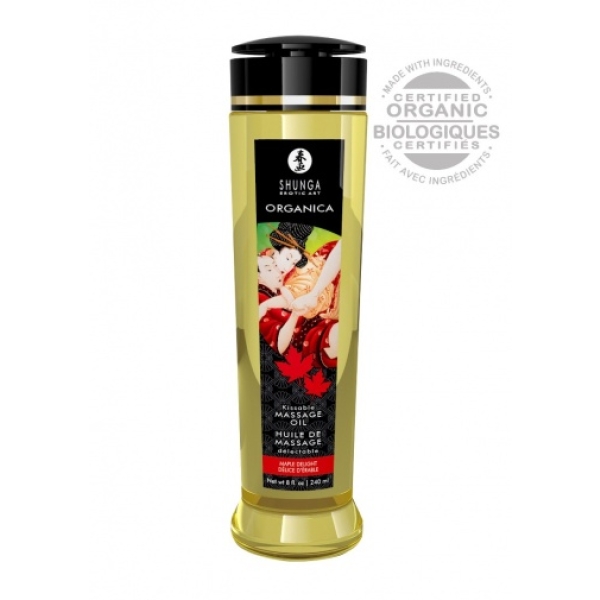 Organica Kissable Massage Oil Maple Delight - 240ml - Image 2
