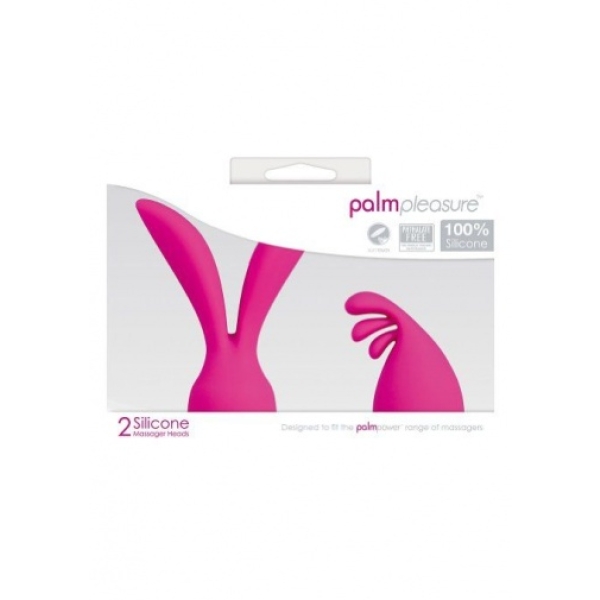 Palm Pleasure 2 Silicone Massager Heads：圖片 2