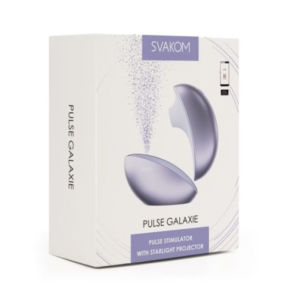 Pulse Galaxie APP Stimulator w Projector - Metal Lilac - Image 20