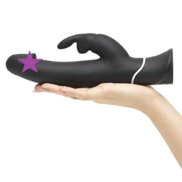 Realistic Rabbit Vibrator - Black - Image 2