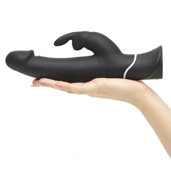 Realistic Rabbit Vibrator - Black - Image 6