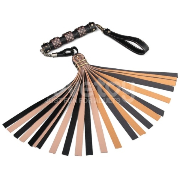 Rebellion Reign Flogger - Black/Beige：圖片 4