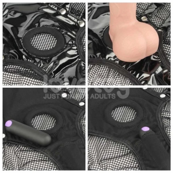 Rebellion Reign Harness Strap-On Set L/XL - Black - Image 13