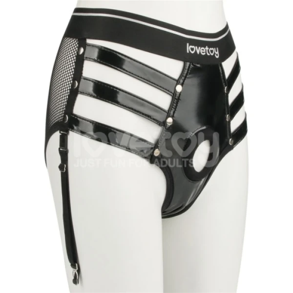 Rebellion Reign Harness Strap-On Set L/XL - Black - Image 6