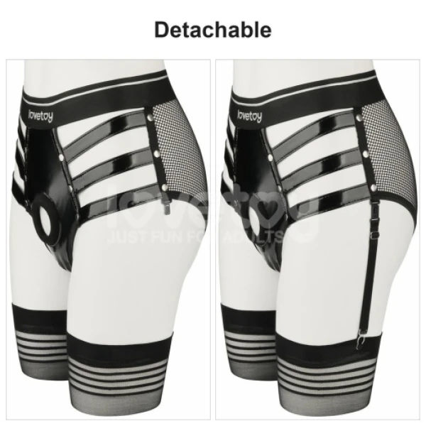 Rebellion Reign Harness Strap-On Set L/XL - Black - Image 10