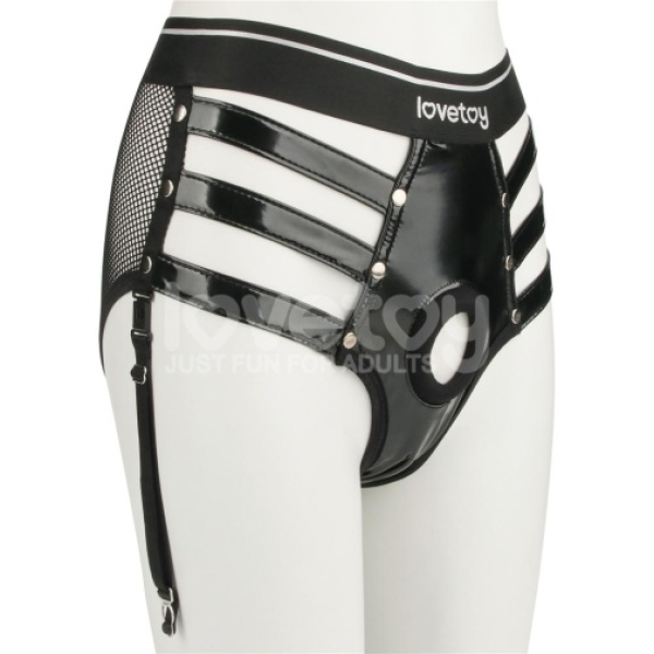 Rebellion Reign Harness Strap-On Set XS/S - Black - Image 6