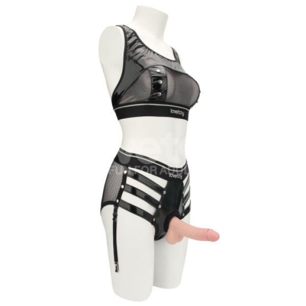 Rebellion Reign Harness Strap-On Set XS/S - Black - Image 8