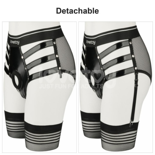 Rebellion Reign Harness Strap-On Set XS/S - Black - Image 10