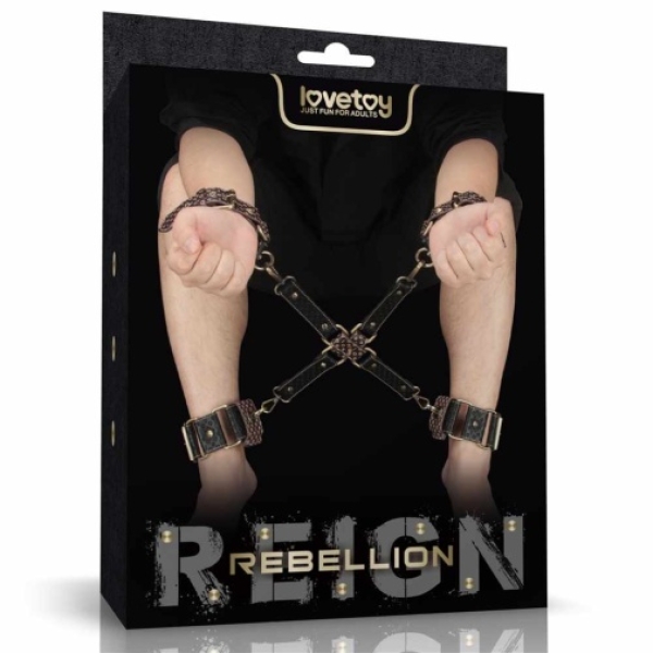 Rebellion Reign Hogtie Set - Black：圖片 14