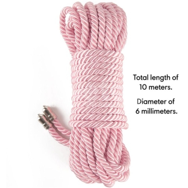 Rebellion Reign Silky Bondage Rope 10m - Pink：圖片 4